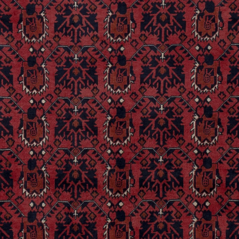 Afghan Teppich 148x194cm - Orientteppich - rot