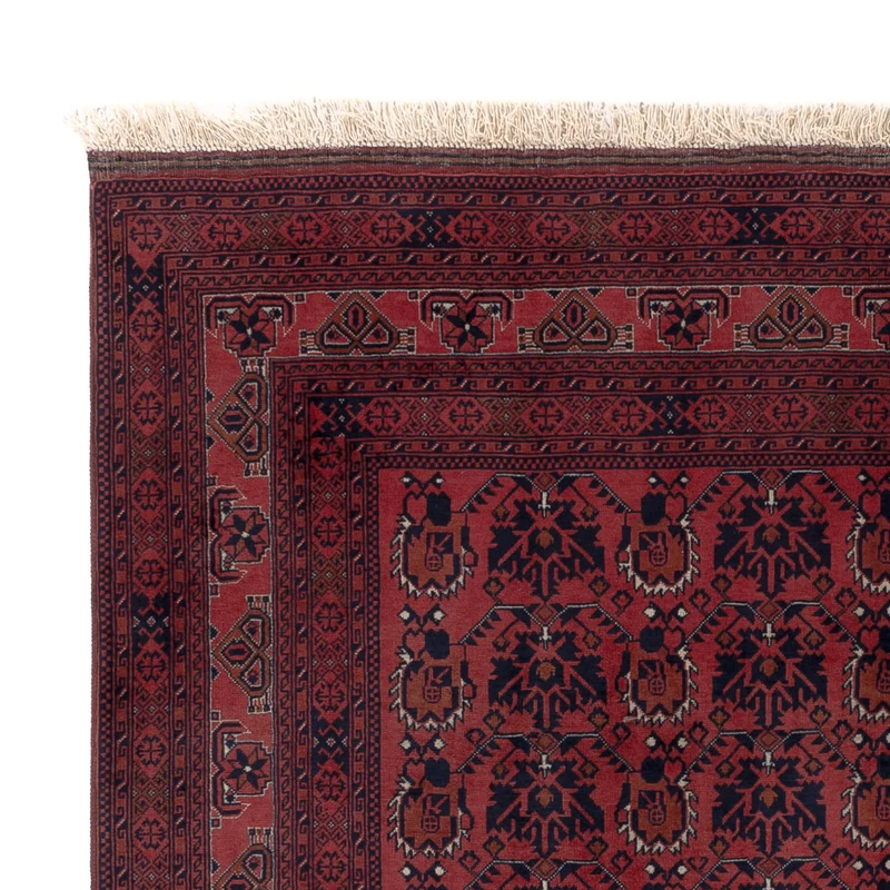 Afghan Teppich 148x194cm - Orientteppich - rot