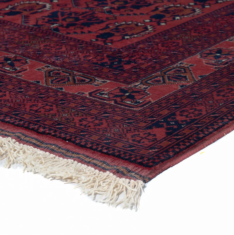 Afghan Teppich 148x194cm - Orientteppich - rot