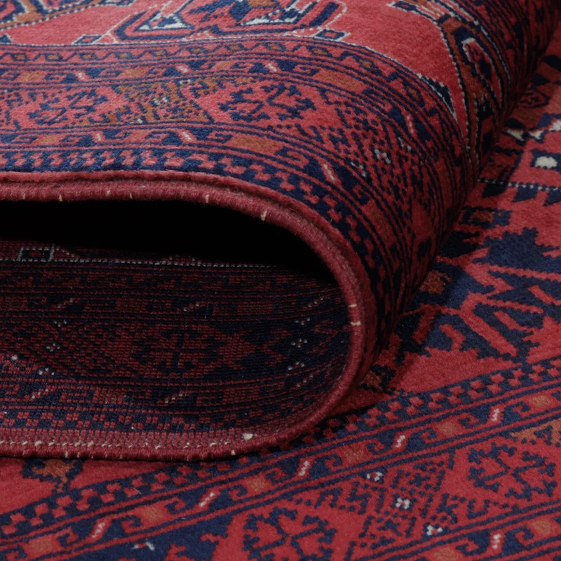 Afghan Teppich 148x194cm - Orientteppich - rot