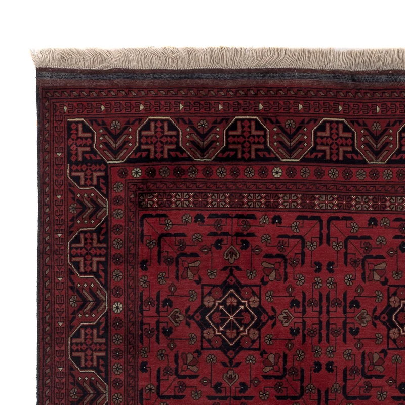 Afghan Teppich 148x191cm - Orientteppich - rot