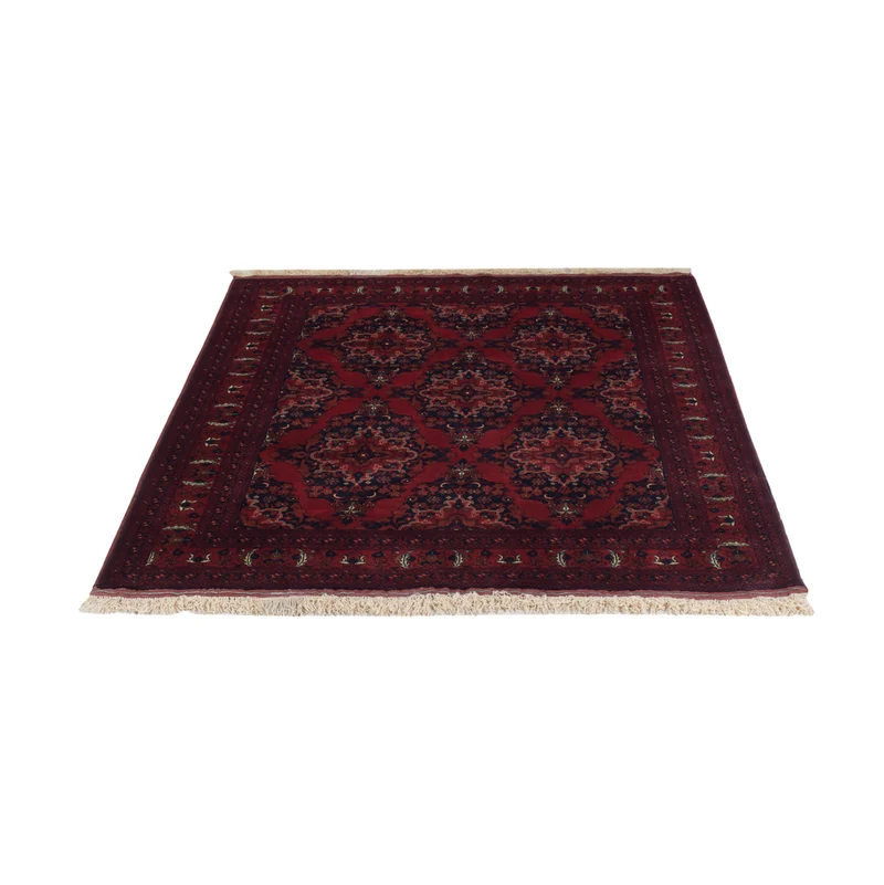 Afghan Teppich 146x196cm - Orientteppich - rot