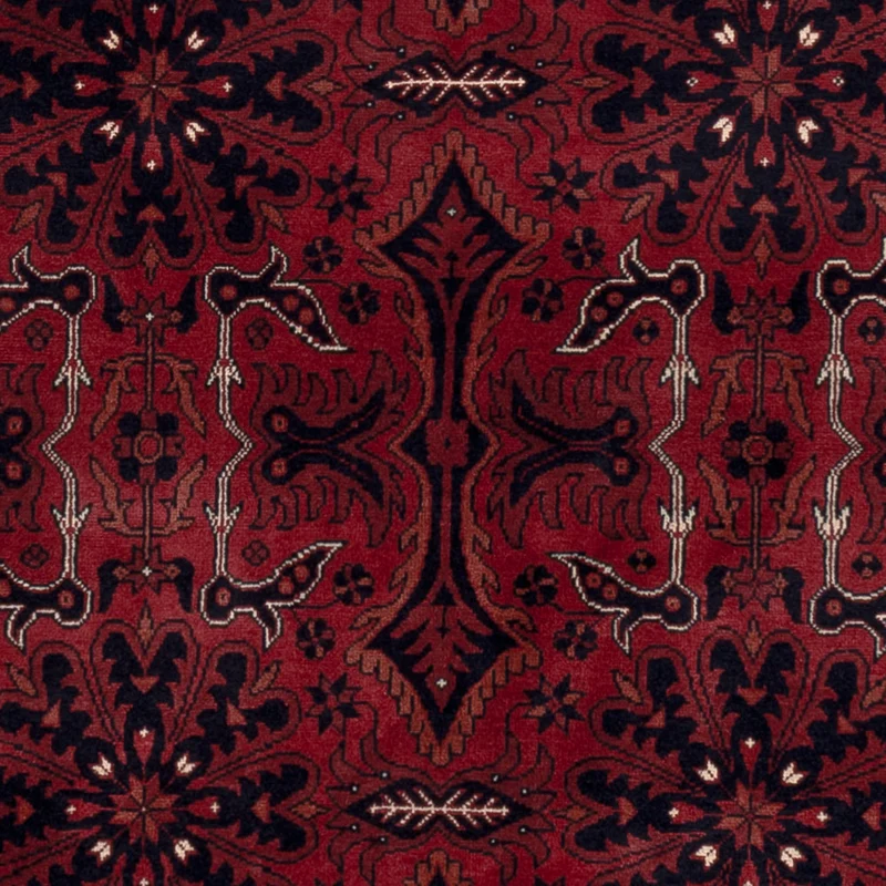 Afghan Teppich 150x187cm - Orientteppich - rot