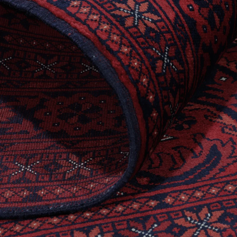 Afghan Teppich 150x187cm - Orientteppich - rot