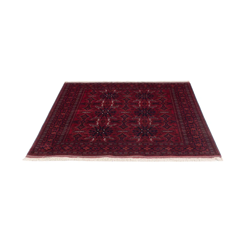 Afghan Teppich 150x187cm - Orientteppich - rot