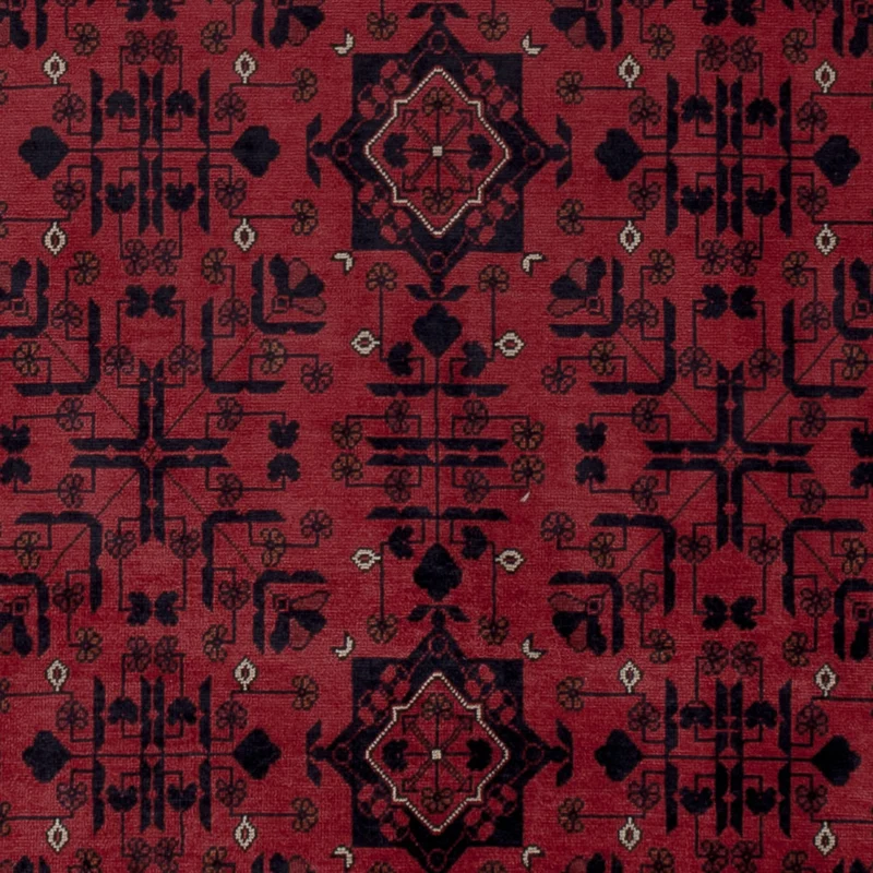 Afghan Teppich - Royal - 149 x 193 cm - rot
