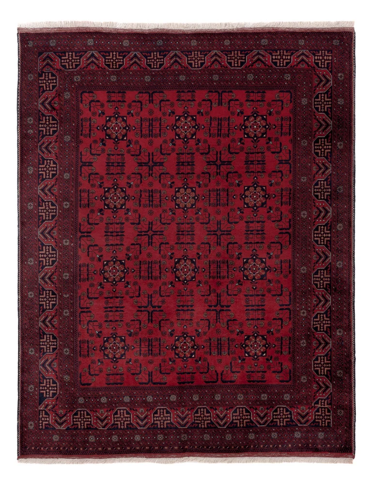 Afghan Teppich 149x189cm - Orientteppich - rot