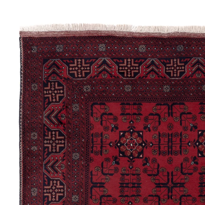 Afghan Teppich 149x189cm - Orientteppich - rot