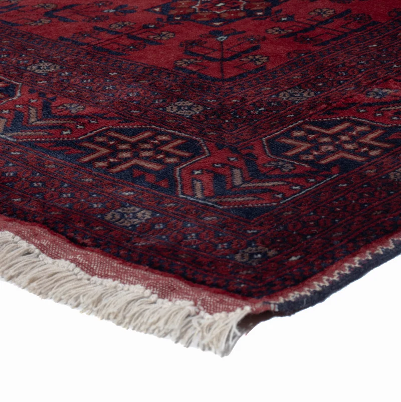 Afghan Teppich 149x189cm - Orientteppich - rot