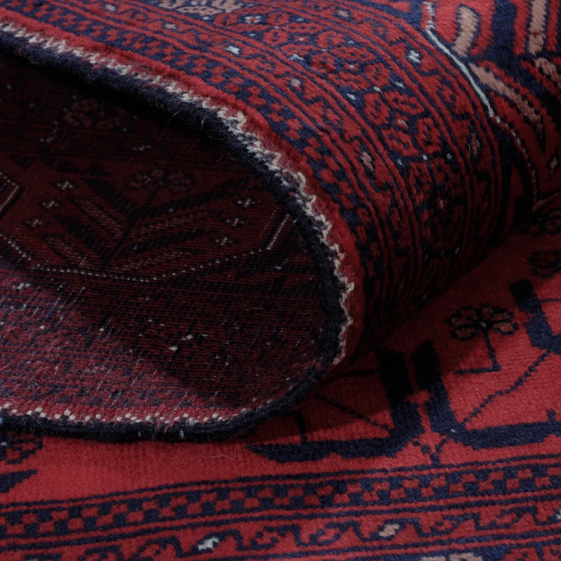 Afghan Teppich 149x189cm - Orientteppich - rot