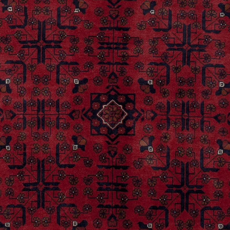 Afghan Teppich 151x191cm - Orientteppich - rot