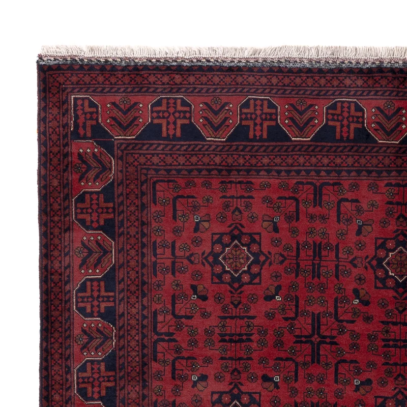 Afghan Teppich 151x191cm - Orientteppich - rot