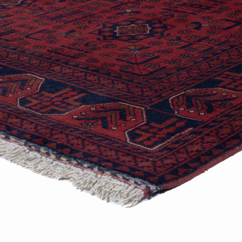 Afghan Teppich 151x191cm - Orientteppich - rot