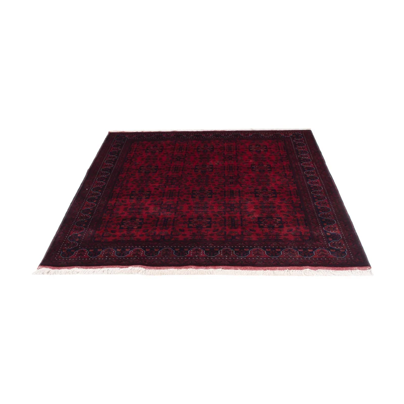 Afghan Teppich 151x190cm - Orientteppich - rot