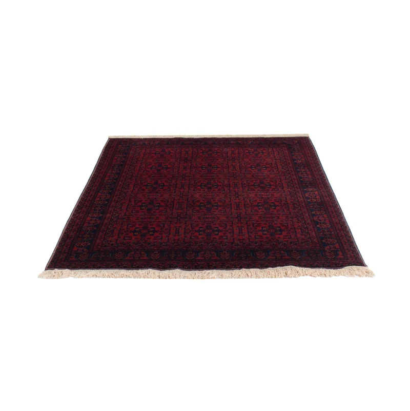 Afghan Teppich 146x187cm - Orientteppich - rot