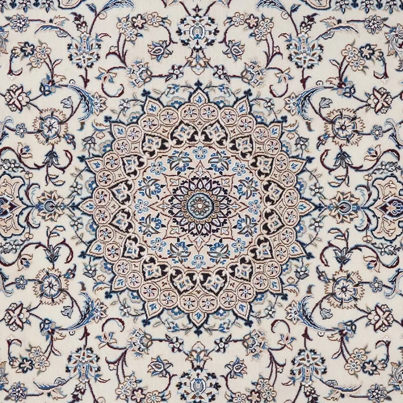 Nain 9La · Handgeknüpft – Beige, 285x181 cm