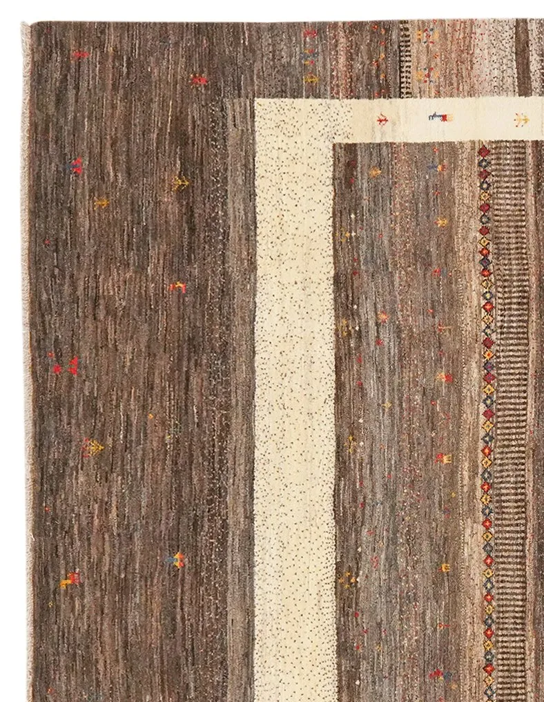 Rizbaf · Handgeknüpft – Braun, 297x256 cm