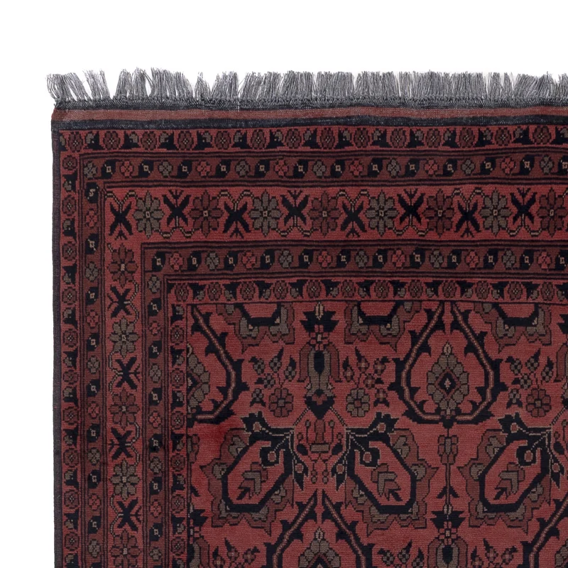Afghan Teppich - Kunduz - 150 x 197 cm - rot
