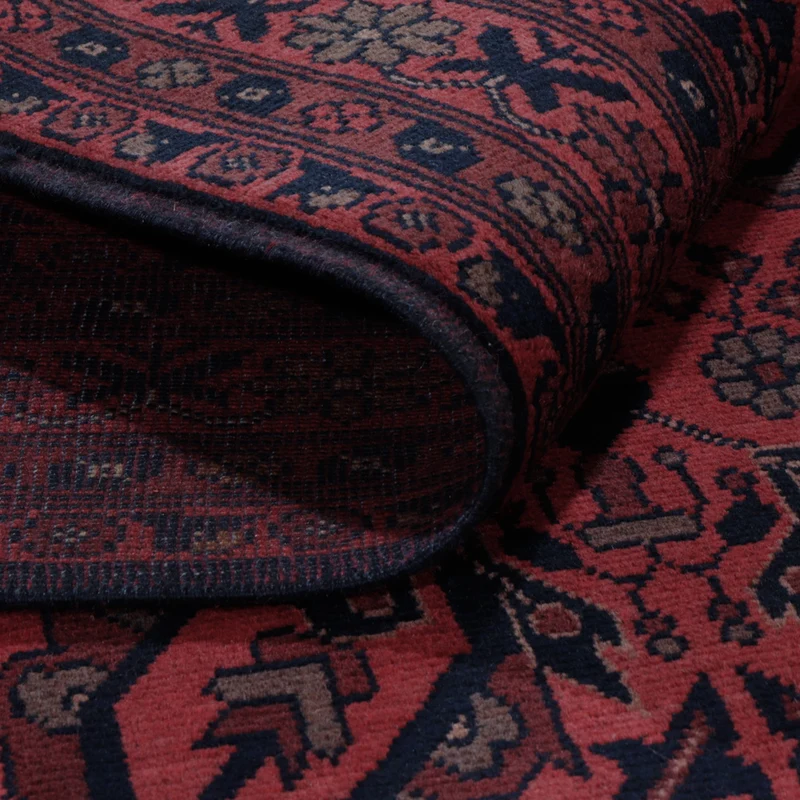 Afghan Teppich - Kunduz - 150 x 197 cm - rot