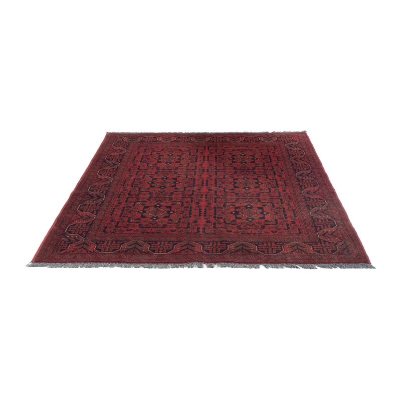 Afghan Teppich - Kunduz - 148 x 198 cm - rot