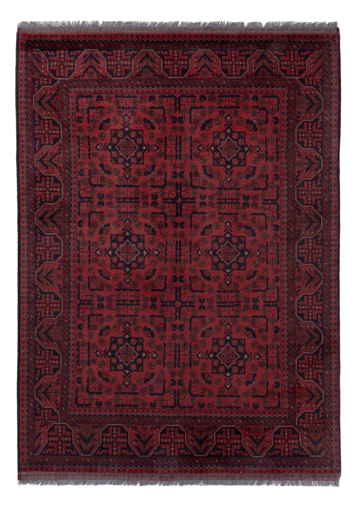 Khal Mohammadi Teppich 146x202cm - Orientteppich - rot
