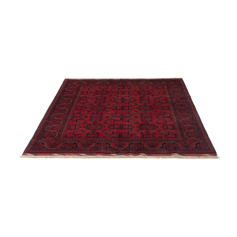 Afghan Teppich - Kunduz - 155 x 191 cm - rot