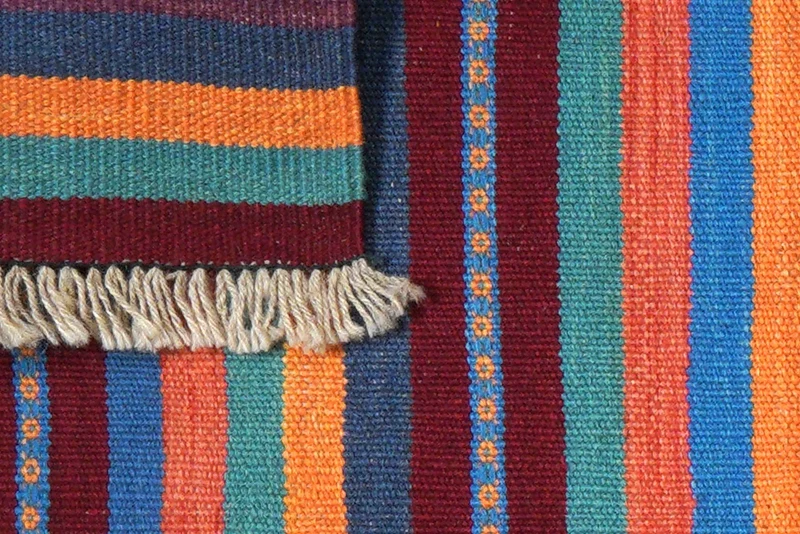 Kelim Gashgai · Handgewebt – Bunt, 194x61 cm