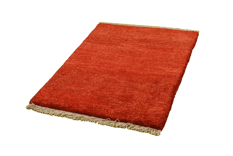 Gabbeh · Handgeknüpft – Rot, 95x76 cm