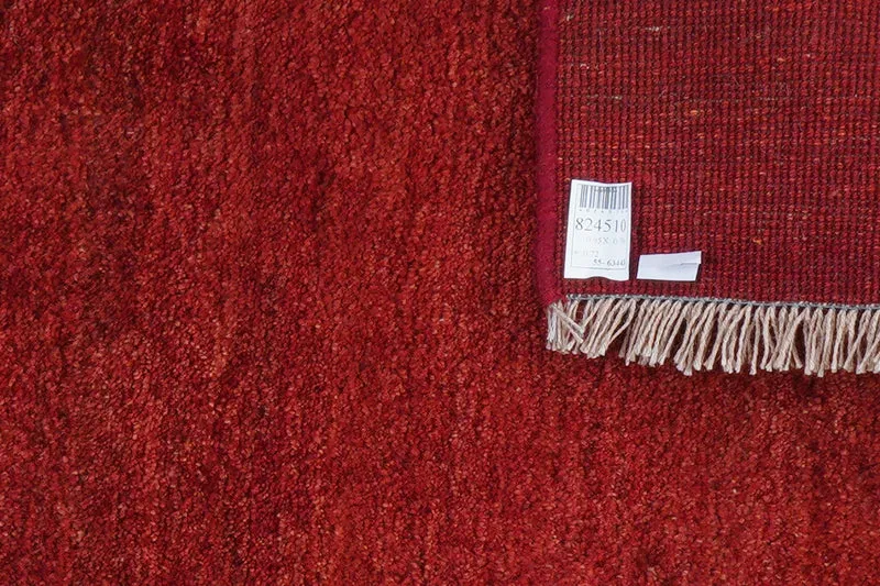 Gabbeh · Handgeknüpft – Rot, 95x76 cm