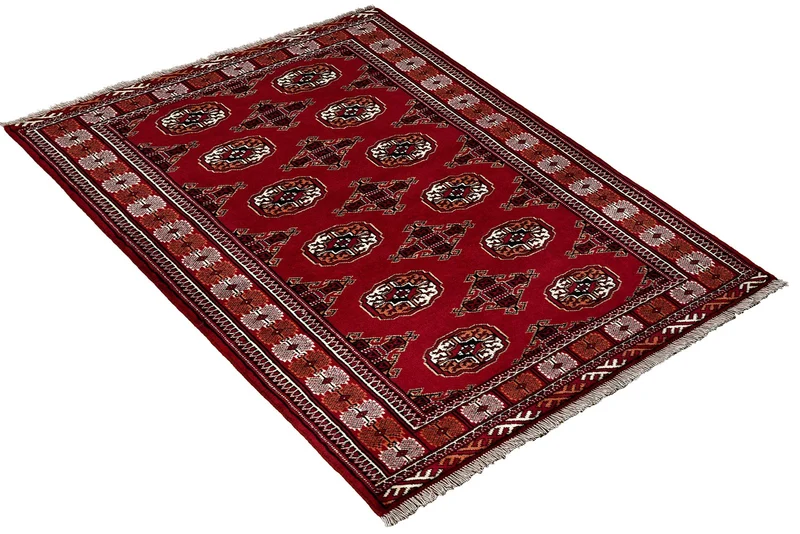 Turkman · Handgeknüpft – Rot, 148x102 cm