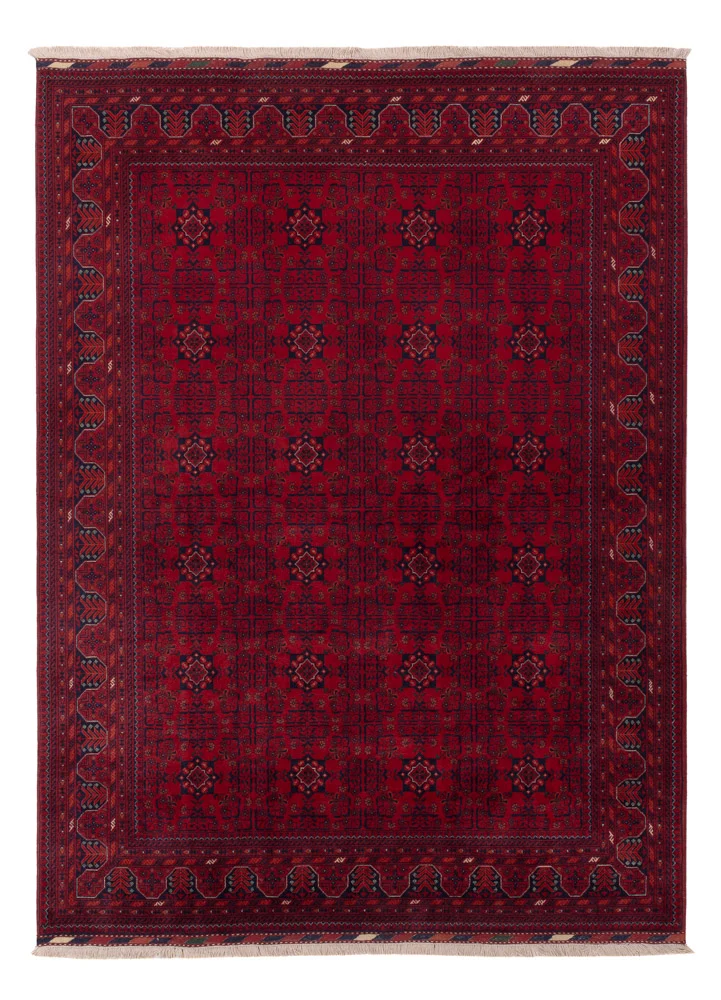Afghan Teppich 171x234cm - Orientteppich - rot