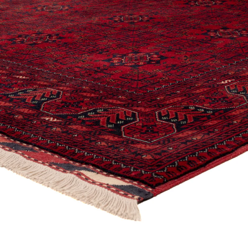 Afghan Teppich 171x234cm - Orientteppich - rot