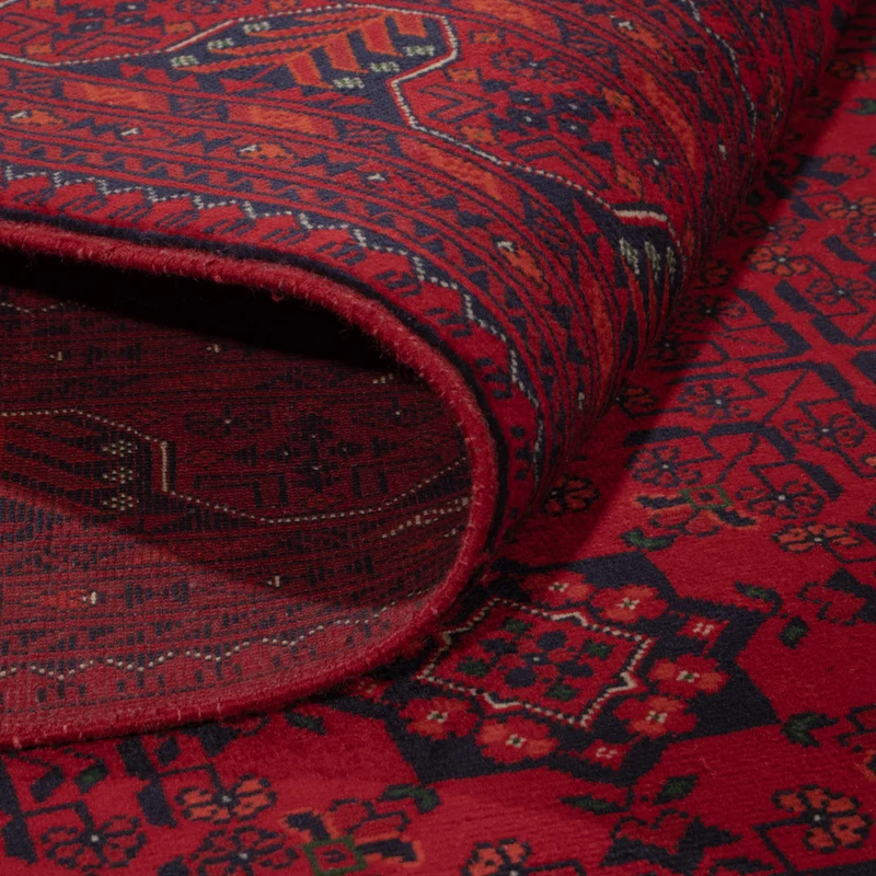 Afghan Teppich 171x234cm - Orientteppich - rot