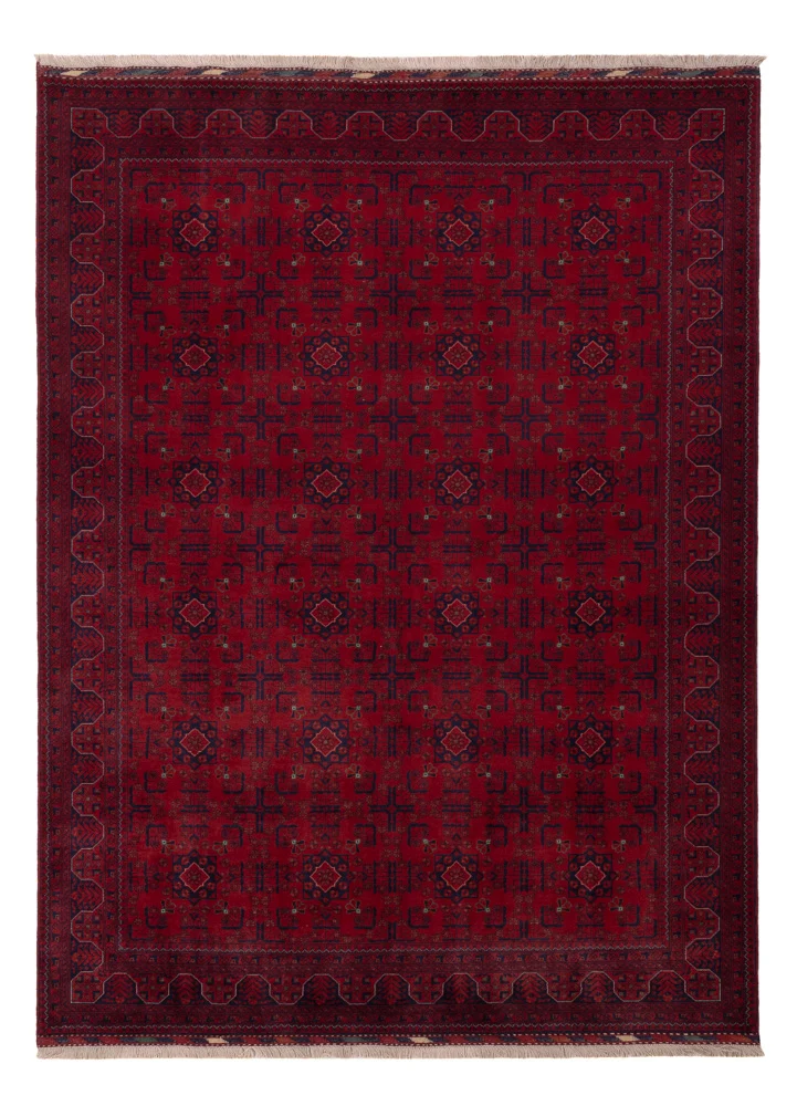 Afghan Teppich 174x235cm - Orientteppich - rot