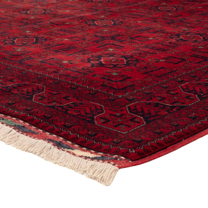 Afghan Teppich 174x235cm - Orientteppich - rot