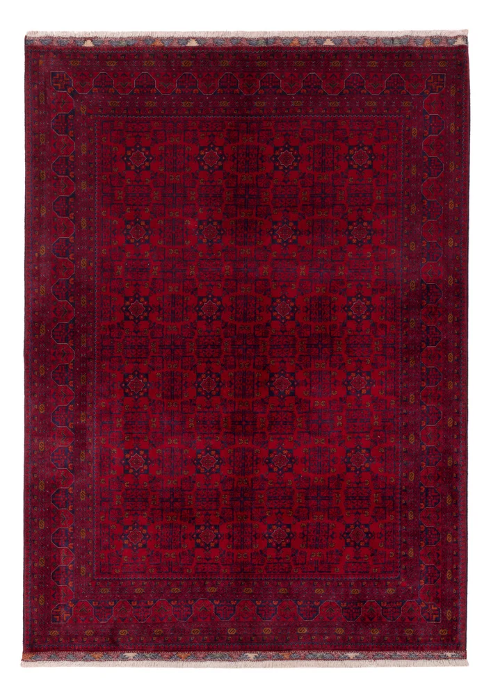 Afghan Teppich 172x233cm - Orientteppich - rot