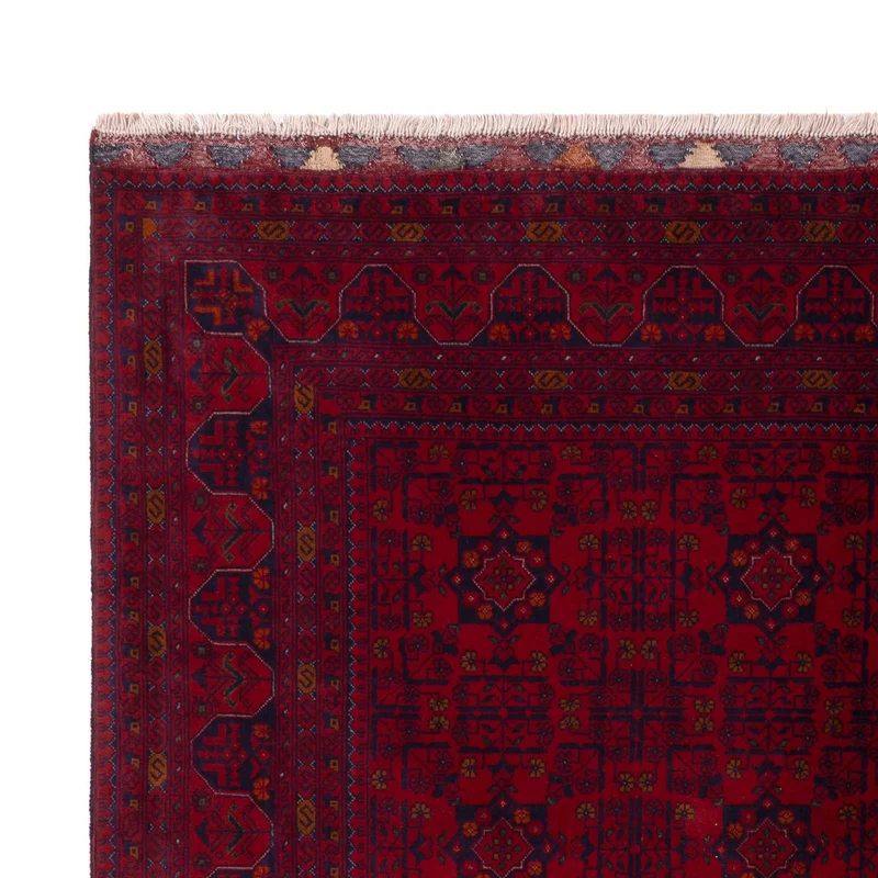 Afghan Teppich 172x233cm - Orientteppich - rot
