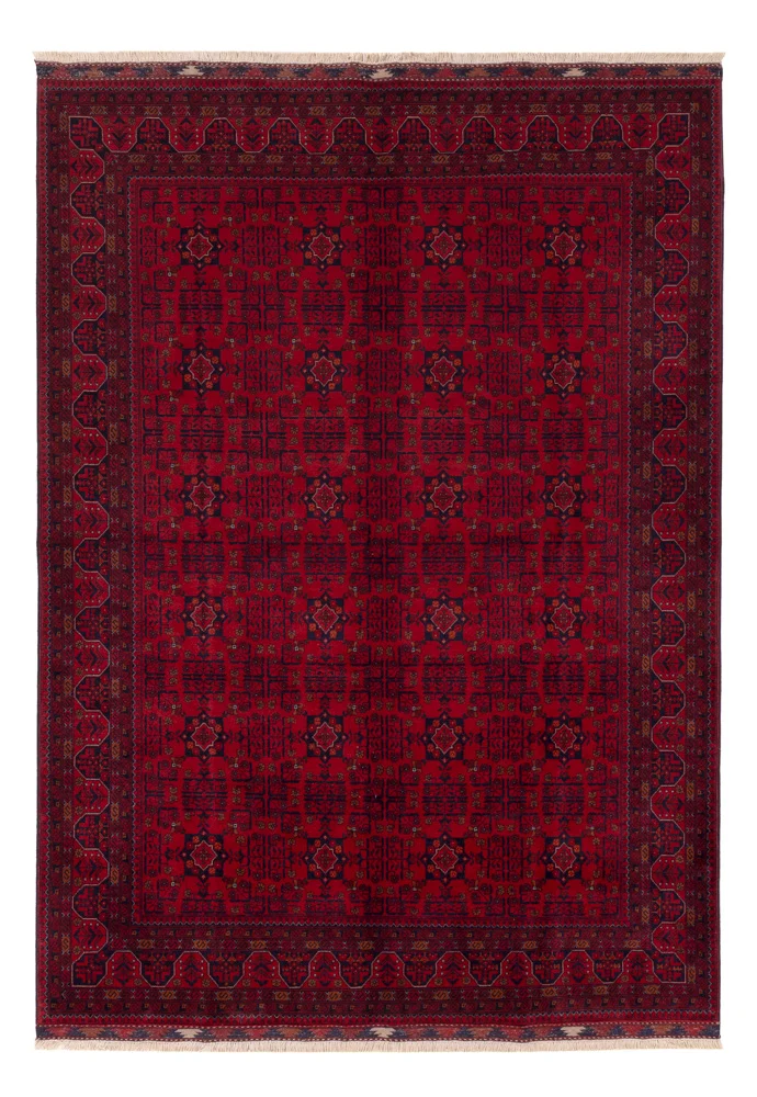 Afghan Teppich 170x241cm - Orientteppich - rot