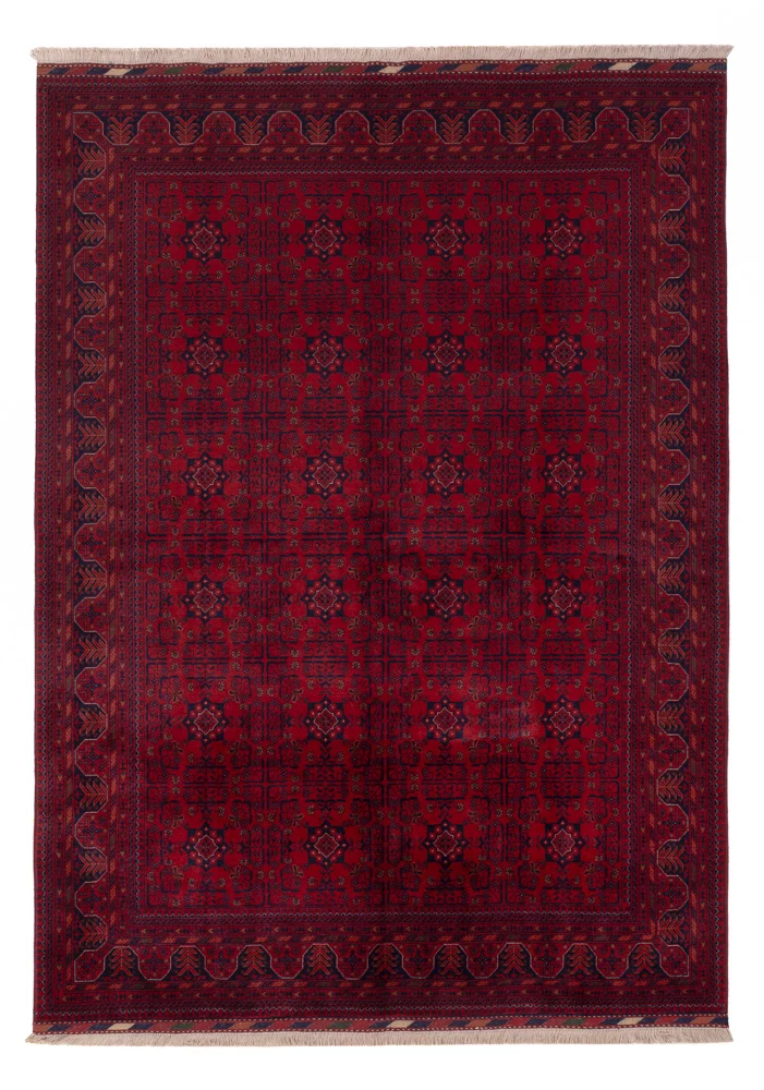 Afghan Teppich 170x235cm - Orientteppich - rot
