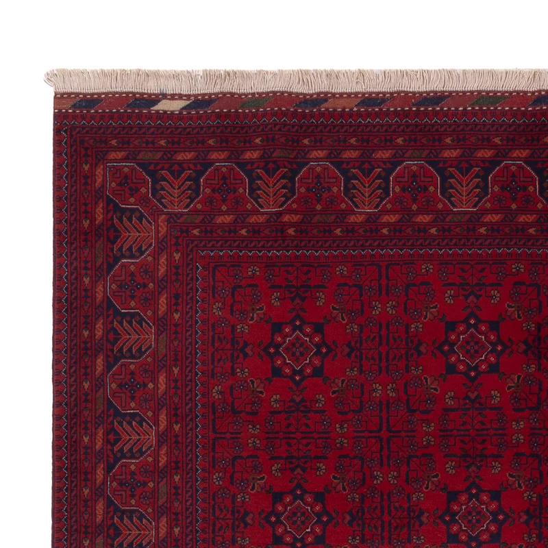 Afghan Teppich 170x235cm - Orientteppich - rot
