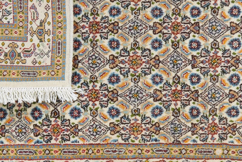 Moud Mahi · Handgeknüpft – Beige, 86x59 cm