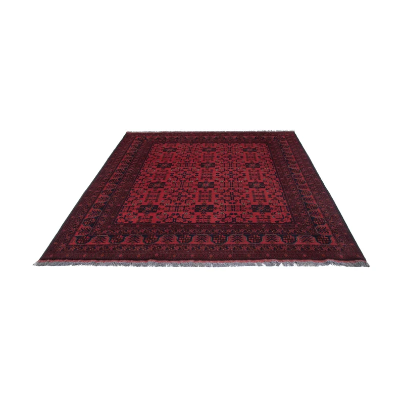 Afghan Teppich - Kunduz - 201 x 286 cm - rot
