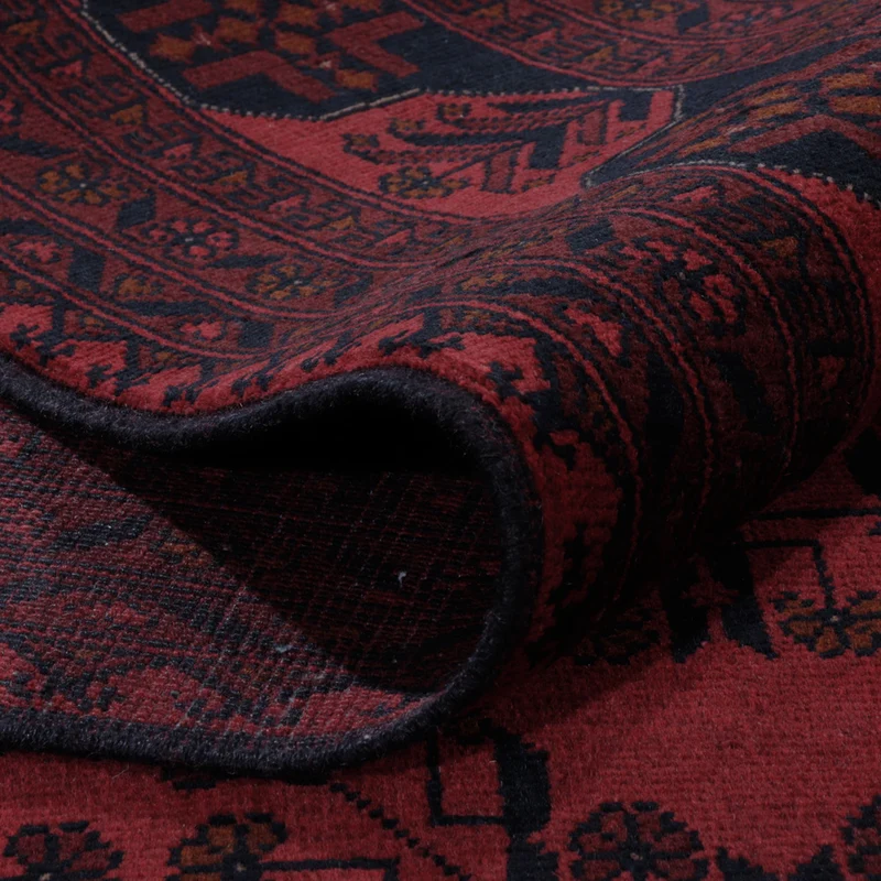 Afghan Teppich - Kunduz - 196 x 292 cm - rot