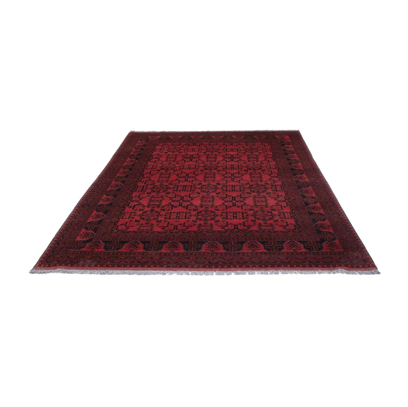 Afghan Teppich - Kunduz - 196 x 292 cm - rot