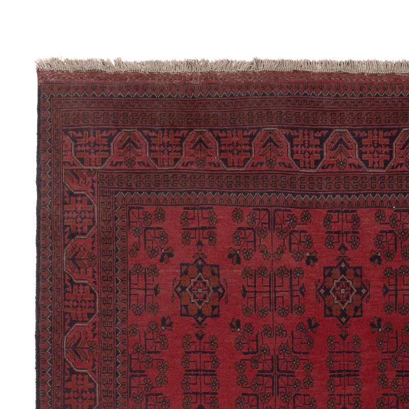 Afghan Teppich - Kunduz - 195 x 294 cm - rot