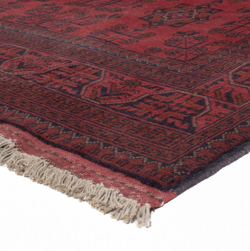 Afghan Teppich - Kunduz - 195 x 294 cm - rot
