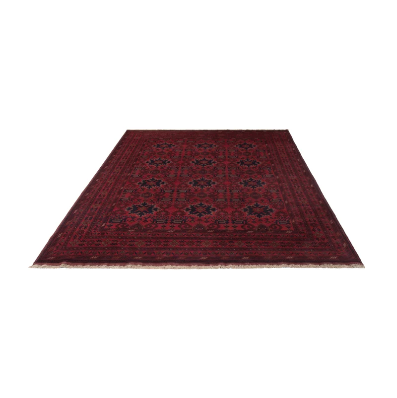 Afghan Teppich - Kunduz - 200 x 289 cm - rot