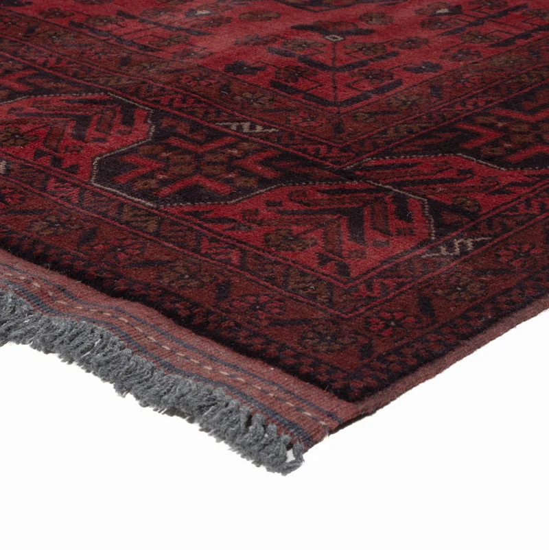 Afghan Teppich - Kunduz - 197 x 286 cm - rot