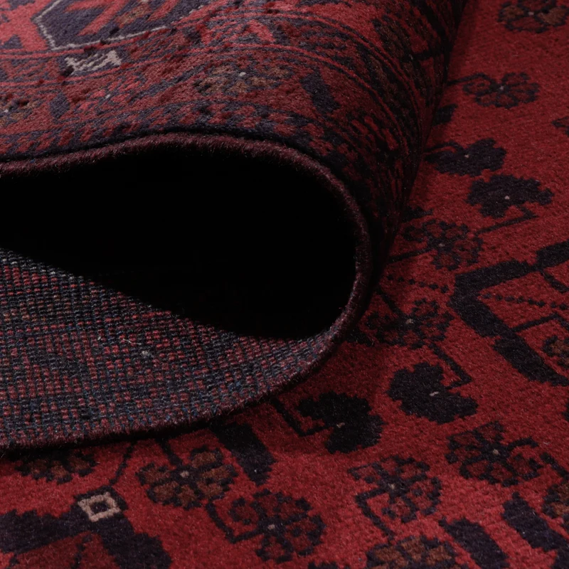 Afghan Teppich - Kunduz - 197 x 286 cm - rot
