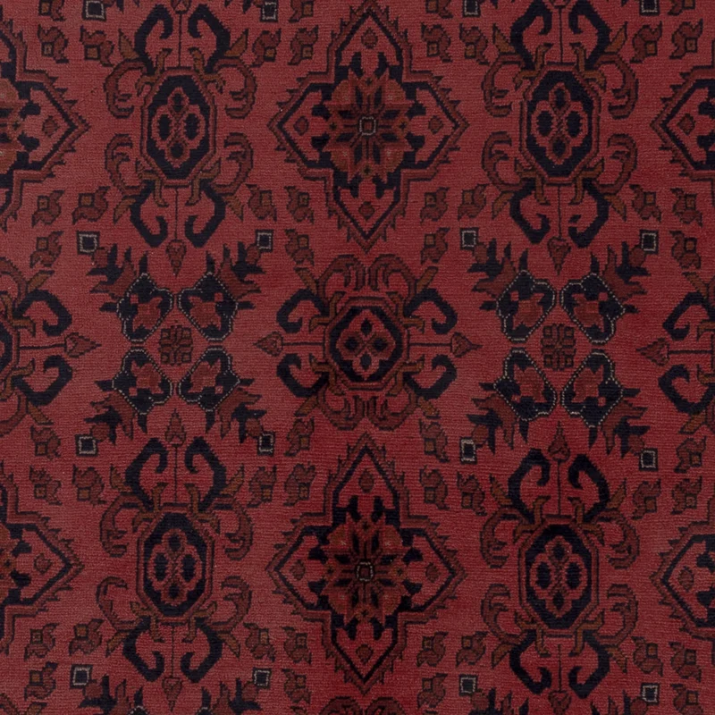 Afghan Teppich - Kunduz - 205 x 303 cm - rot